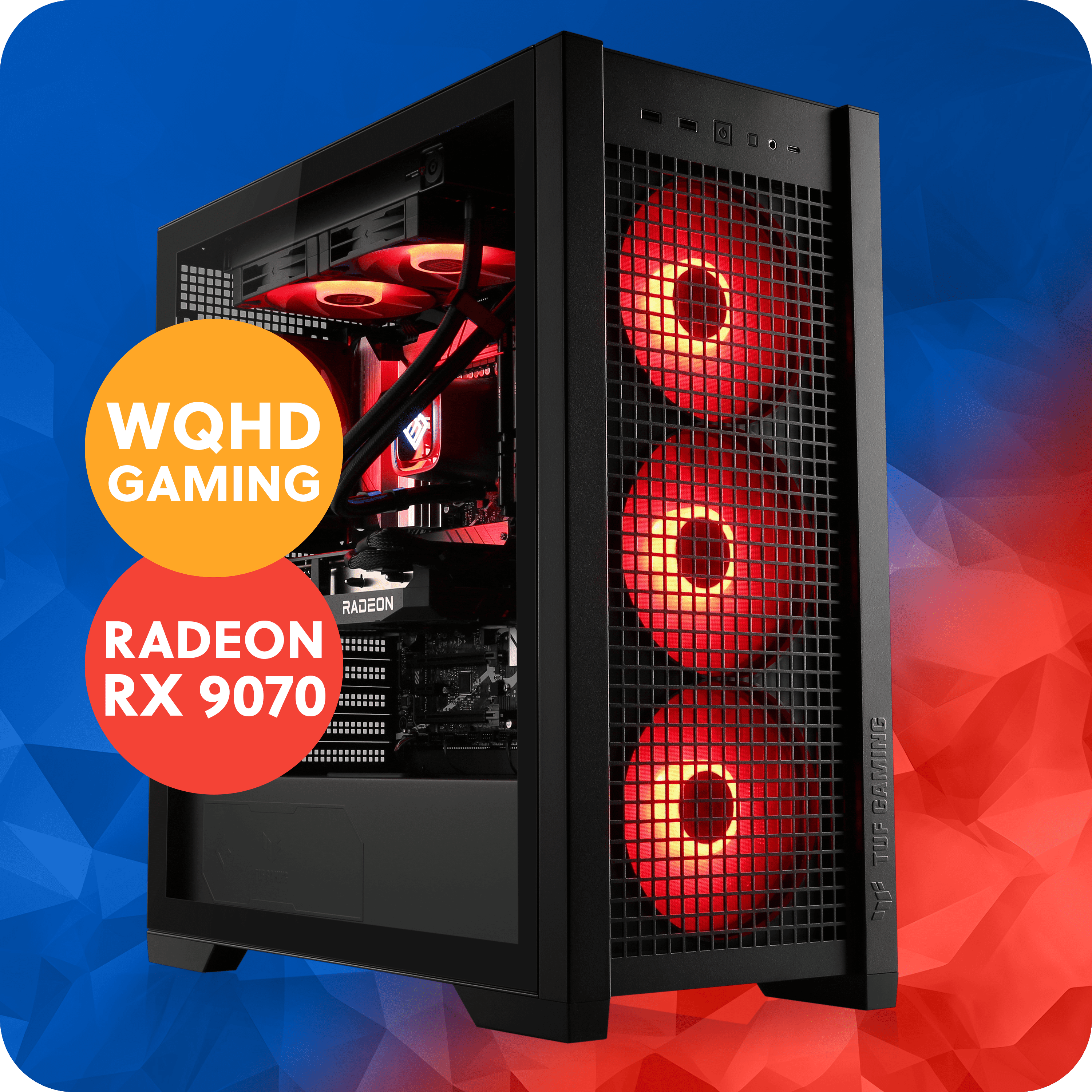 GameStar PC Ultimate Radeon Pro - Ryzen 7 9700X, Radeon RX 9070, 32 GB ...
