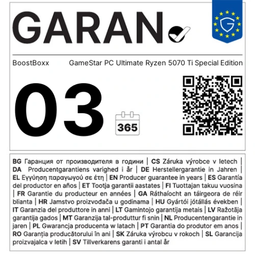 Garan-Label GameStar Ultimate Ryzen 5070 Ti SE
