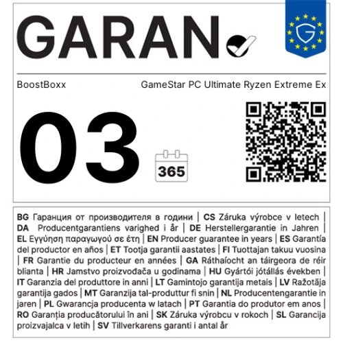 Garan-Label GameStar PC Ultimate Ryzen Extreme Ex