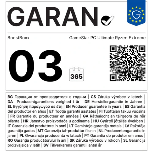 Garan-Label GameStar PC Ultimate Ryzen Extreme